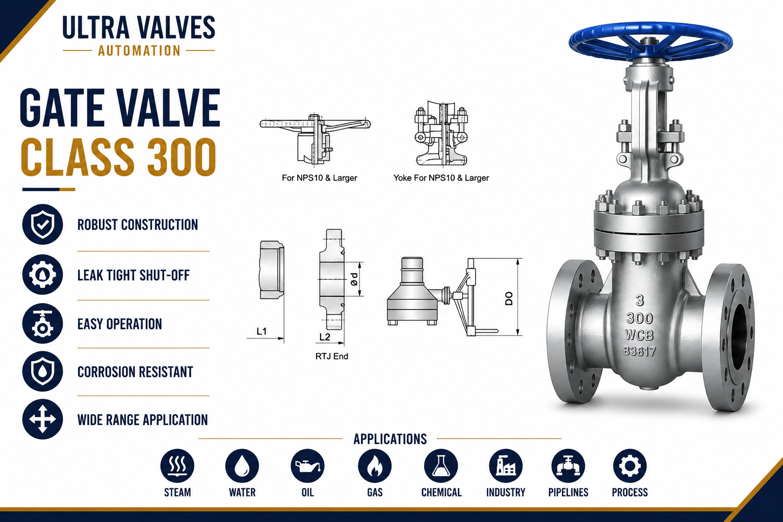 Gate Valve Class 300