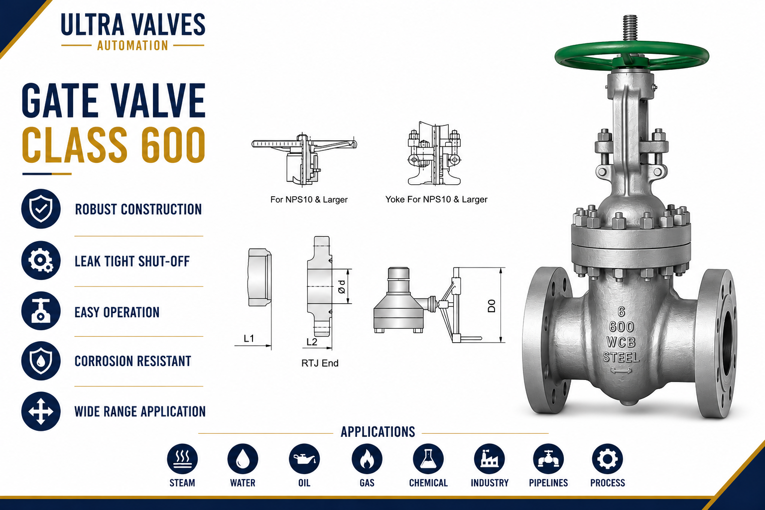 Gate Valve Class 600